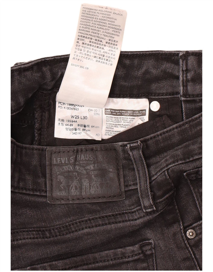 Jeans Levi's 510 skinny da donna W25 L30 cotone grigio classico