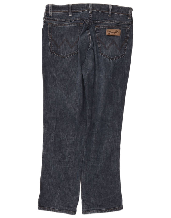 Jeans dritti da uomo Wrangler Texas W34 L32 cotone blu navy