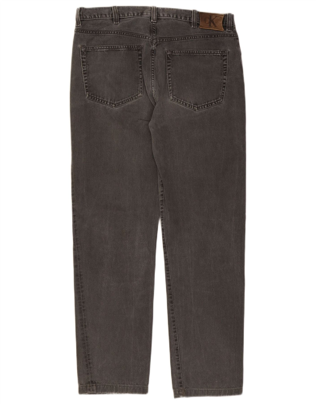 Jeans dritti da uomo Calvin Klein W34 L30 Grigi