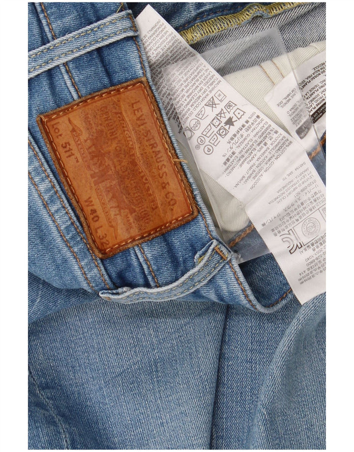 Jeans Levi's Uomo 511 Slim W40 L28 Cotone Blu
