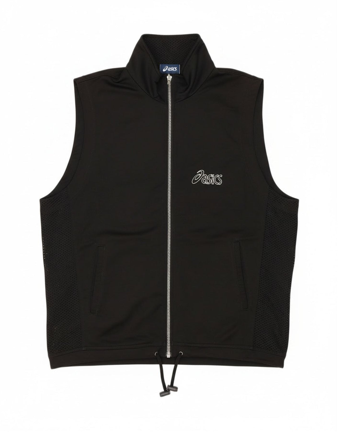 Giacca sportiva da uomo Asics Graphic senza maniche, taglia grande, nera