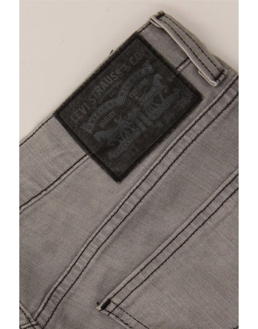 Levi's Uomo 511 Jeans slim affusolati W34 L32 Cotone grigio