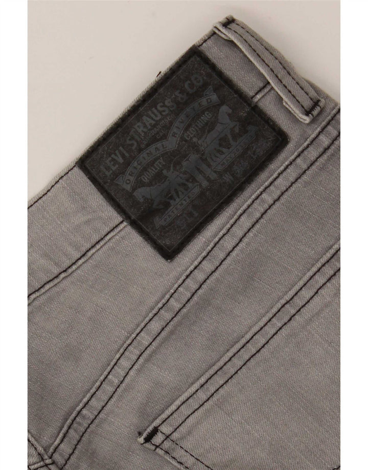Levi's Uomo 511 Jeans slim affusolati W34 L32 Cotone grigio