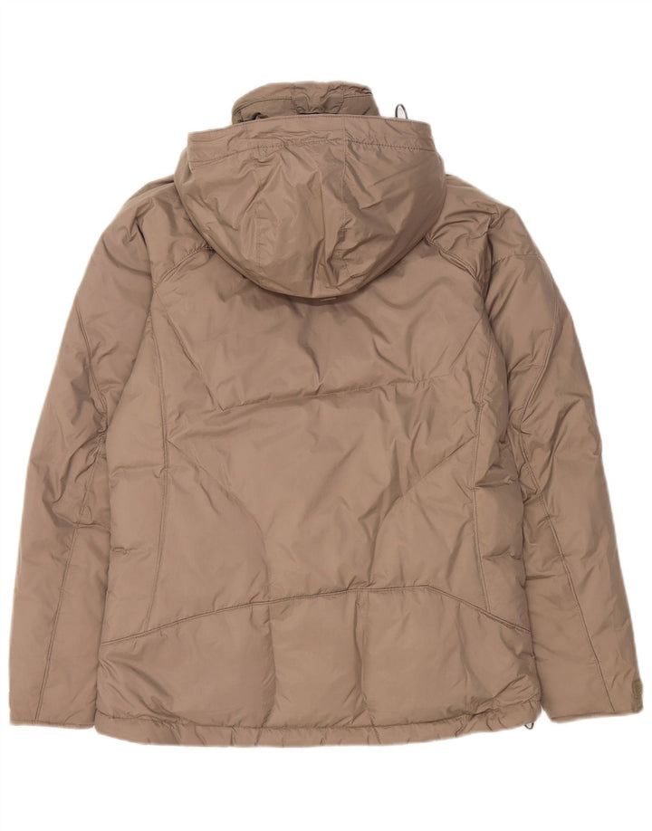 Giacca imbottita oversize con cappuccio da donna COLUMBIA UK 10 piccola in nylon grigio