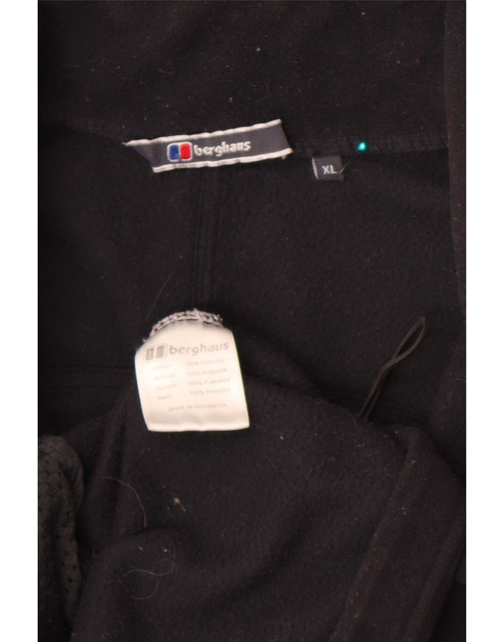 Giacca in pile da uomo Berghaus UK 42 XL poliestere nero