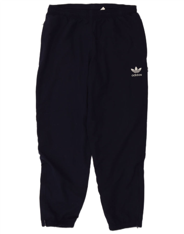 Pantaloni da tuta da uomo Adidas Joggers medi in poliestere blu navy