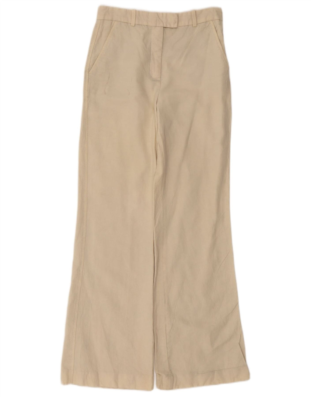 Pantaloni chino bootcut da donna Zara XS W24 L30 Beige