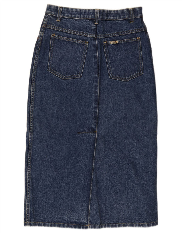 Gonna in denim da donna Cohn Cisco W29 cotone blu medio