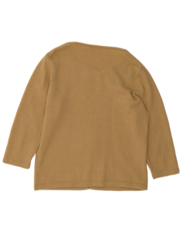 Maglione maglione con scollo a barca da donna Marks & Spencer UK 16 grande Beige