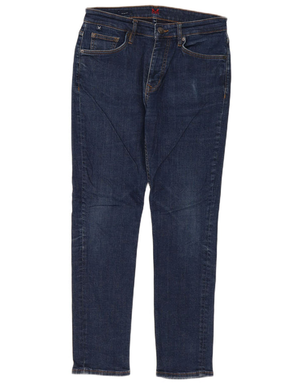 Crew Clothing Jeans slim da uomo W32 L29 Cotone blu navy