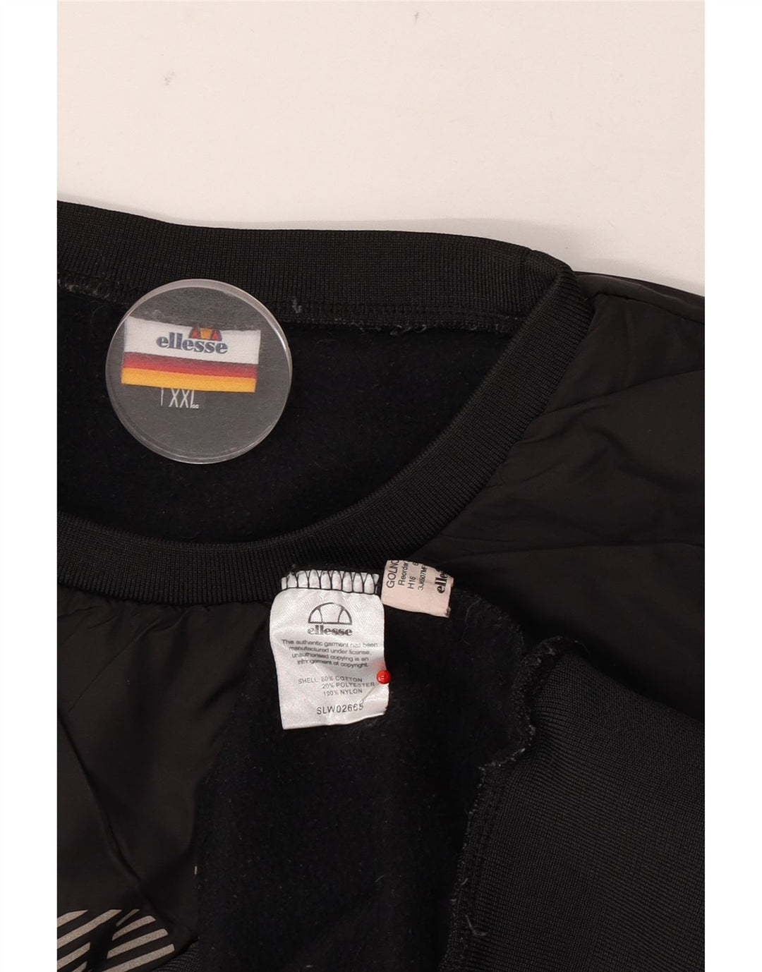 Felpa grafica da uomo Ellesse Maglione 2XL Cotone grigio