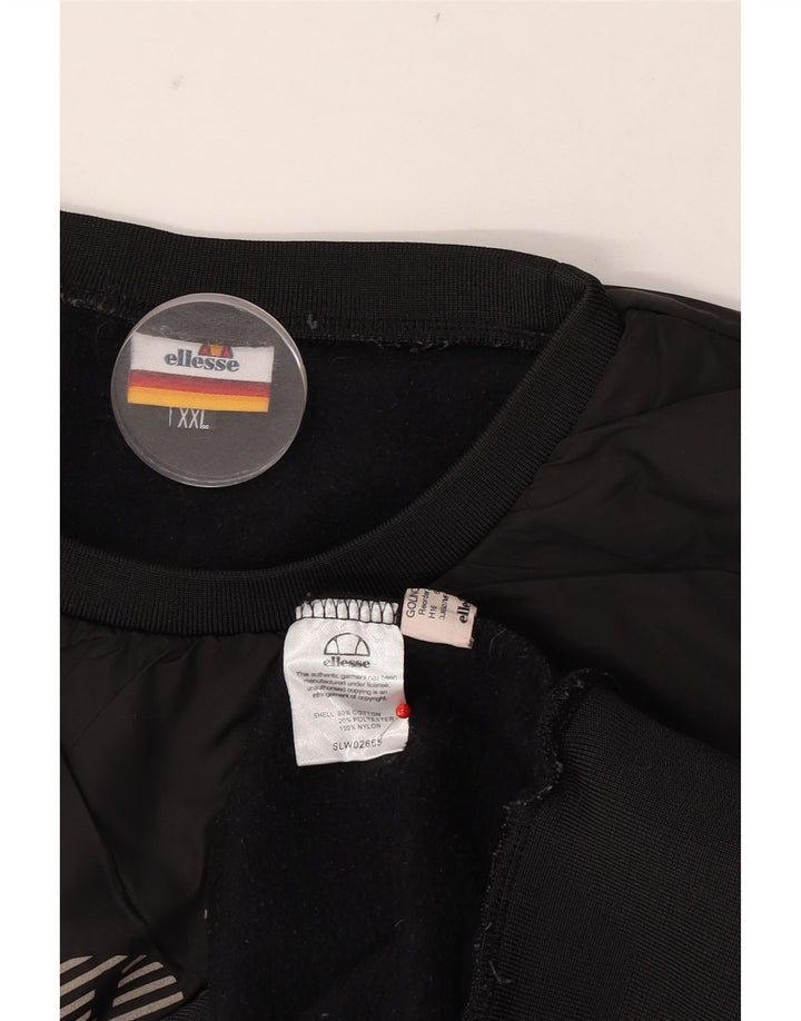Felpa grafica da uomo Ellesse Maglione 2XL Cotone grigio