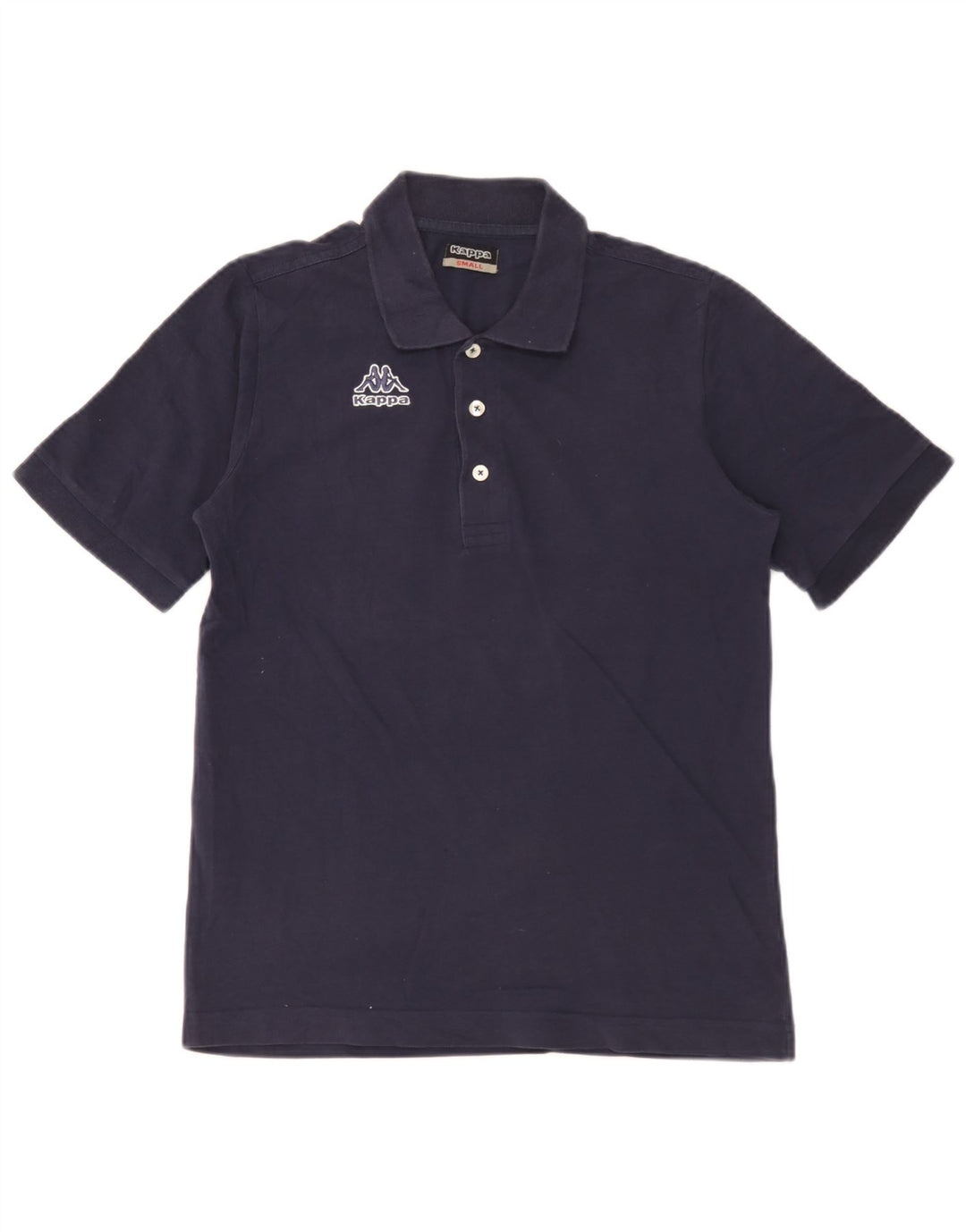Polo Kappa Uomo Small Blu Navy in cotone