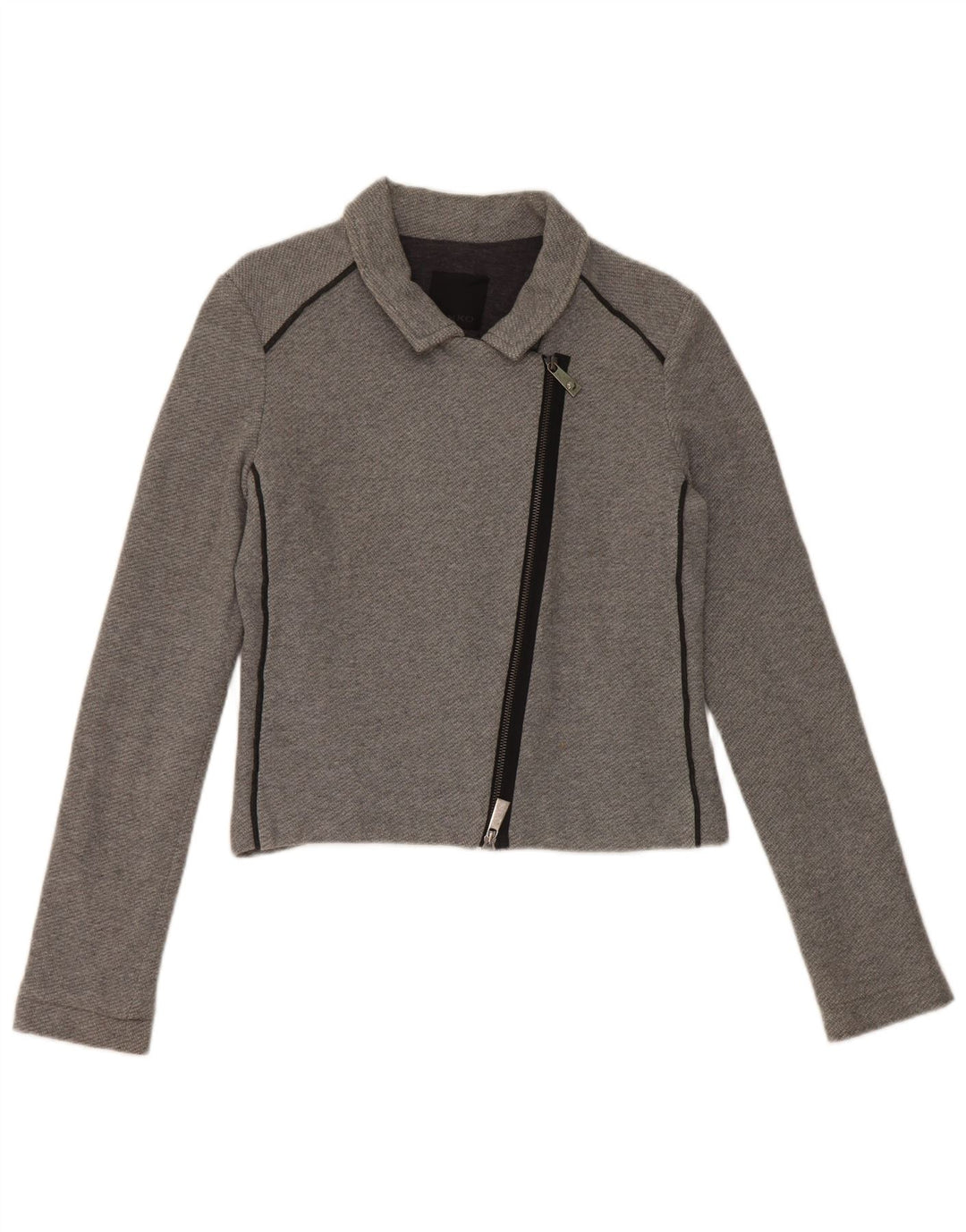 Giubbotto bomber corto da donna Pinko UK 12 cotone grigio medio