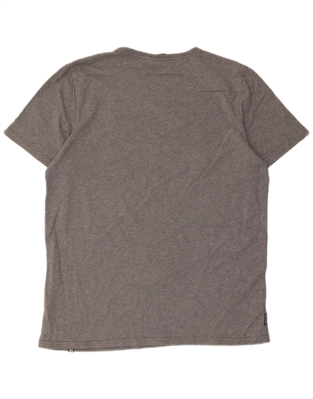 T-shirt grafica da uomo con animali, grande, in cotone grigio