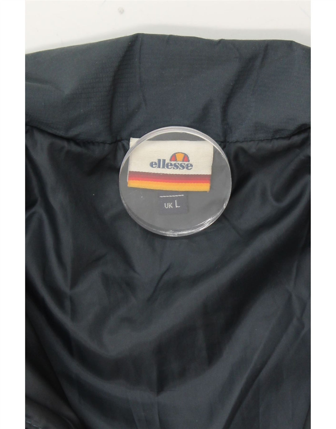 Giacca imbottita da donna ELLESSE UK 16 Large in poliestere blu navy