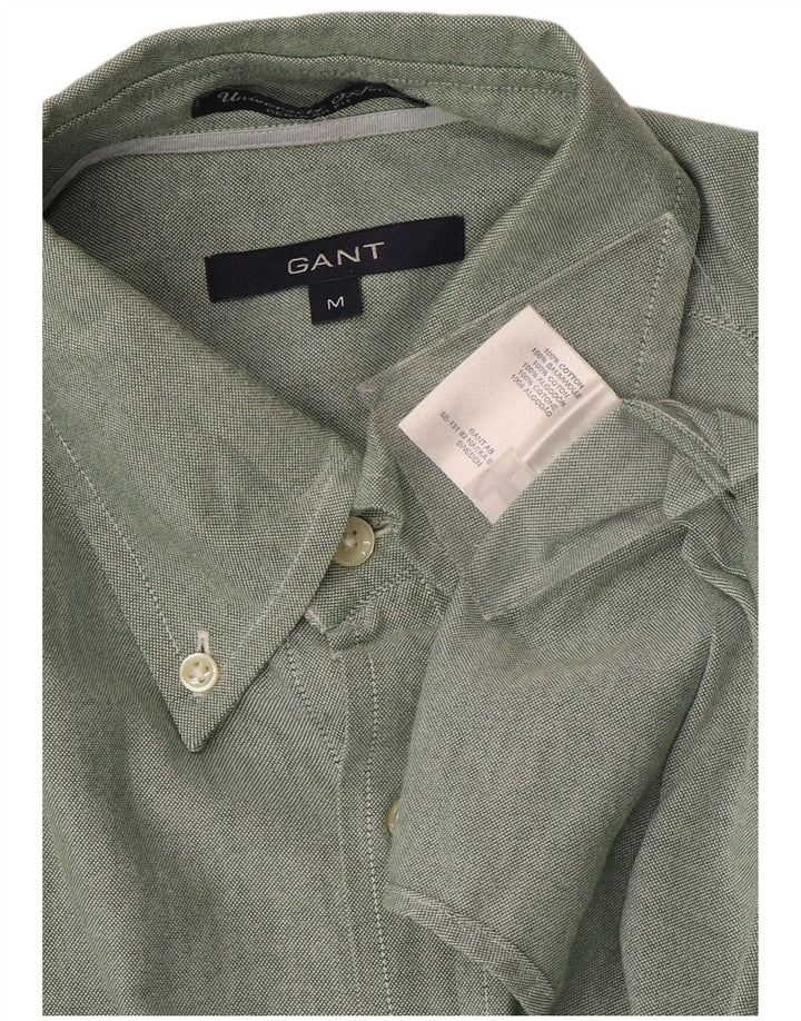GANT Camicia da uomo vestibilità regolare in cotone verde medio