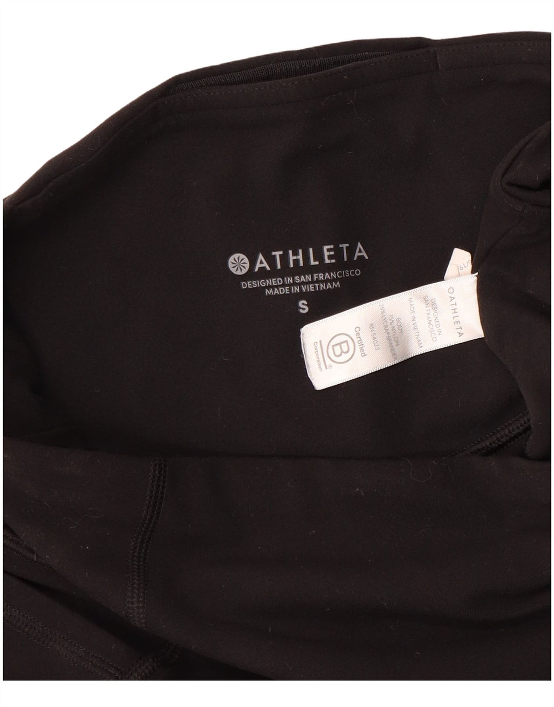 Leggings da donna ATHLETA UK 10 piccolo nylon nero