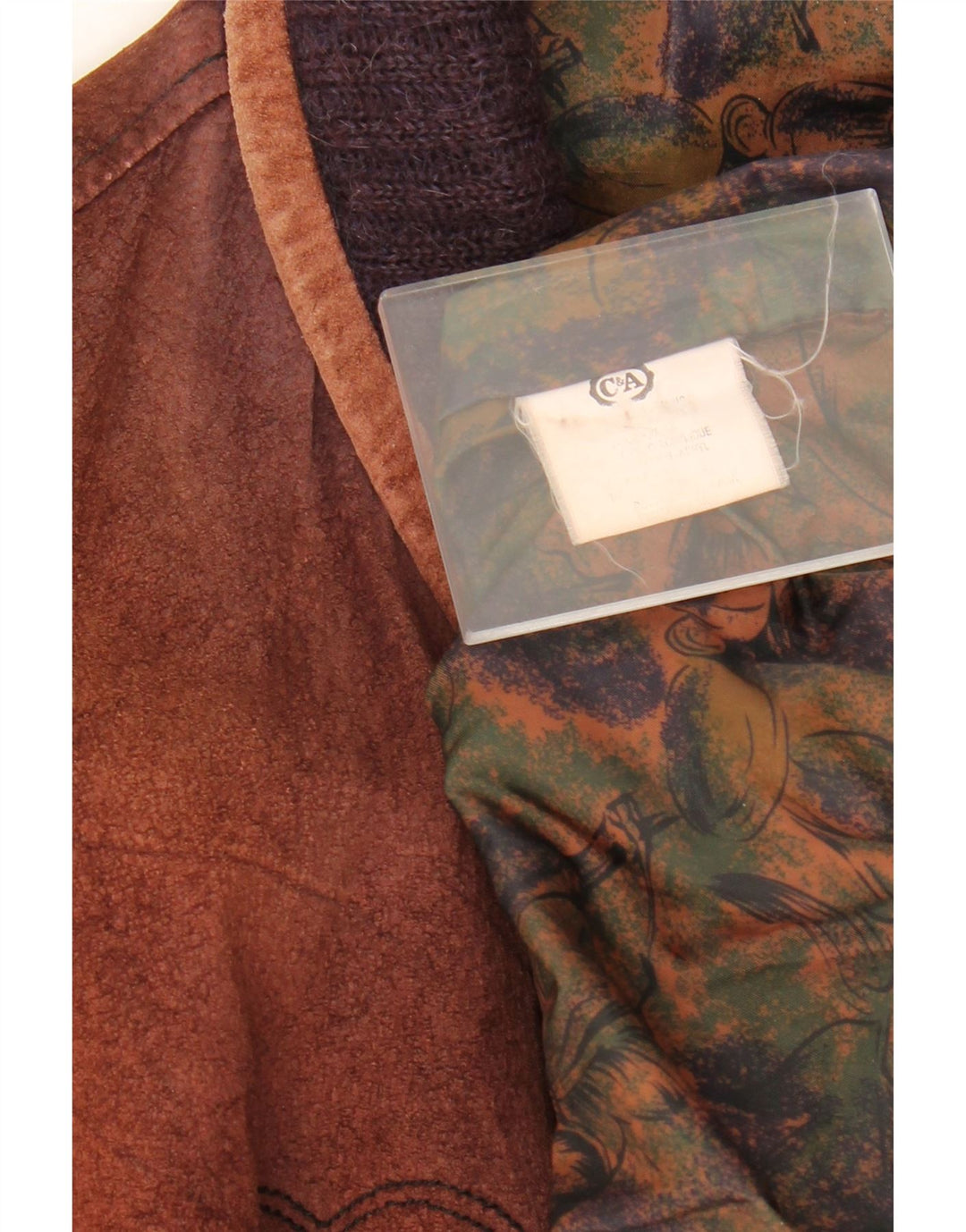 Giubbotto bomber in maglia da uomo C&A Fair Isle medio multicolore