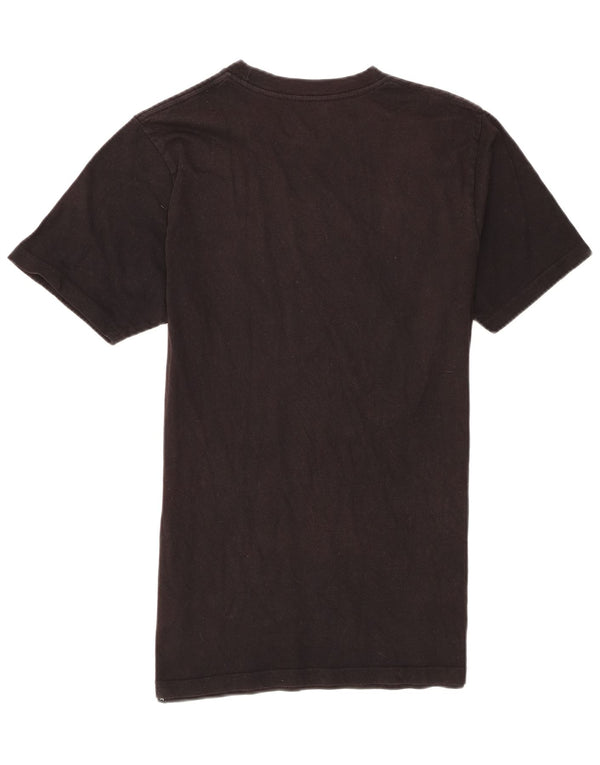 T-shirt grafica Hurley da uomo con vestibilità premium, cotone medio nero