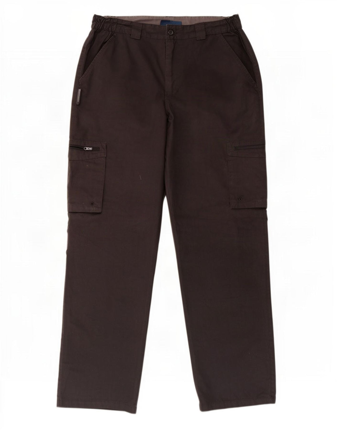 Pantaloni cargo dritti da uomo Mountain Warehouse W32 L30 poliestere nero