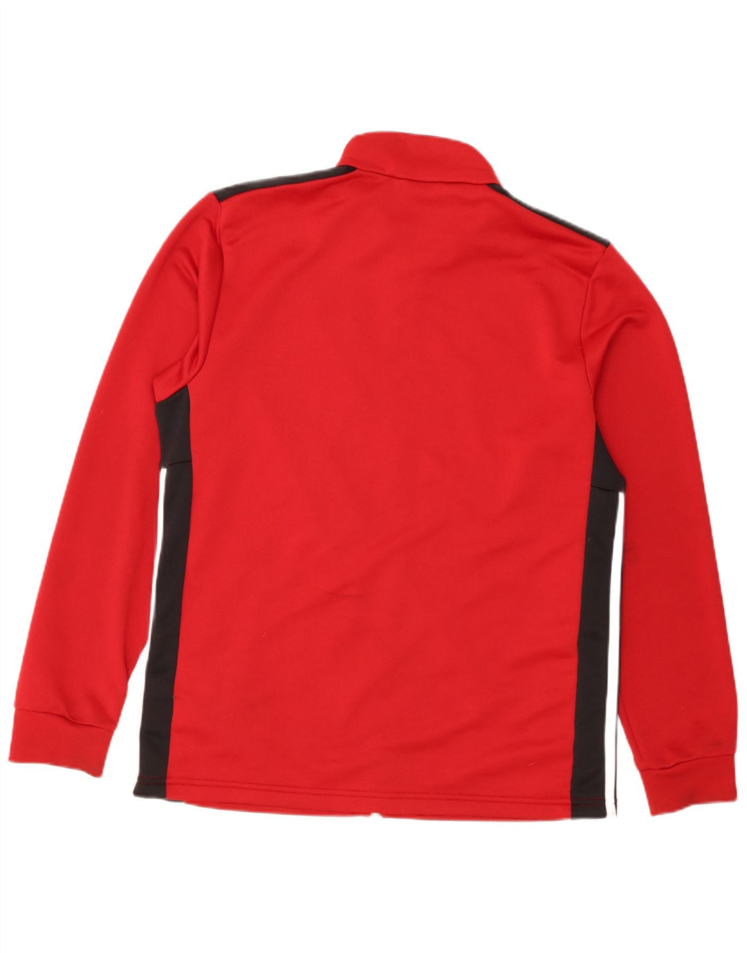Giacca da ginnastica da uomo Adidas, grande, in poliestere color block rosso