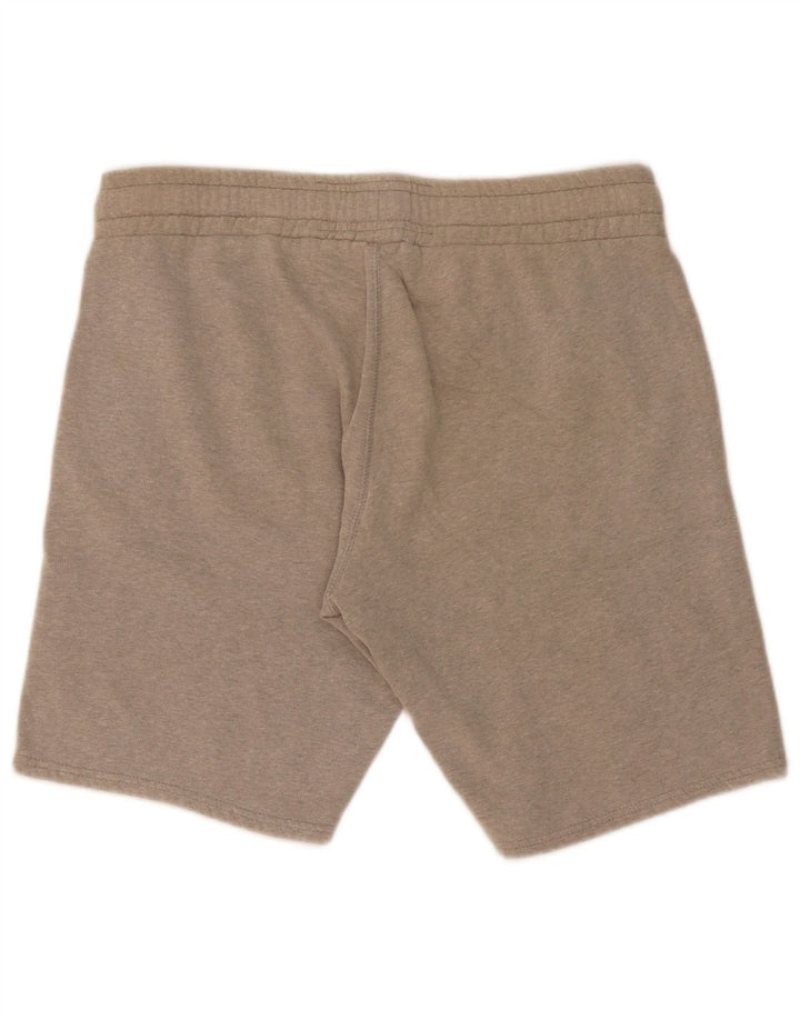 Pantaloncini sportivi grafici da uomo Superdry in cotone chiazzato grigio medio