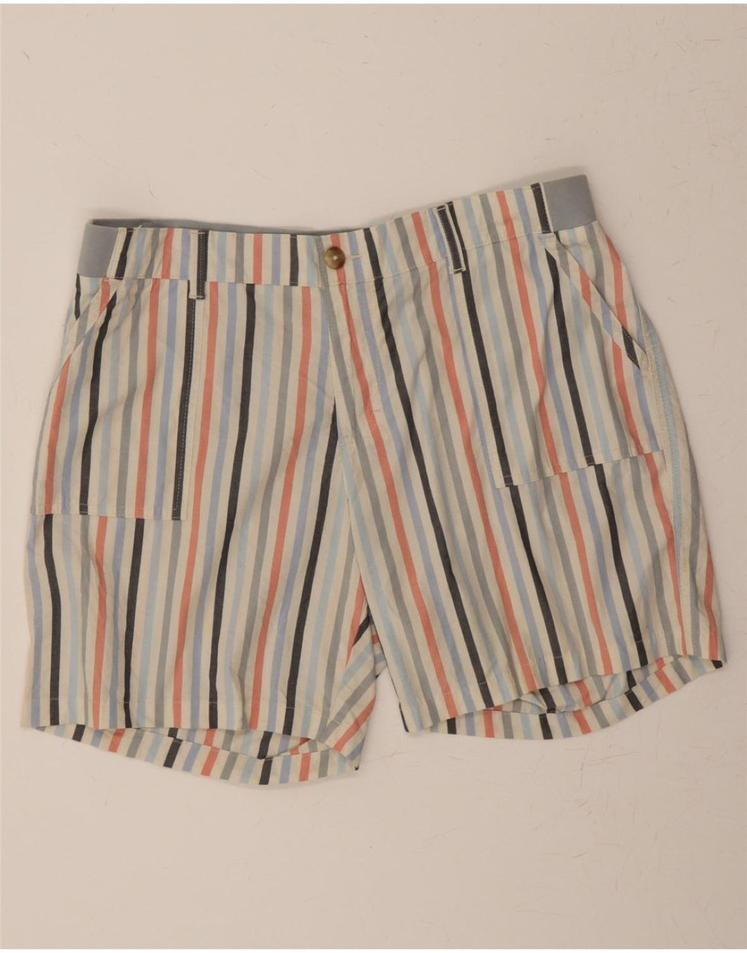 LEE Womens Chino Shorts US 14 XL W38  Multicoloured Striped Cotton Vintage Lee and Second-Hand Lee from Messina Hembry 