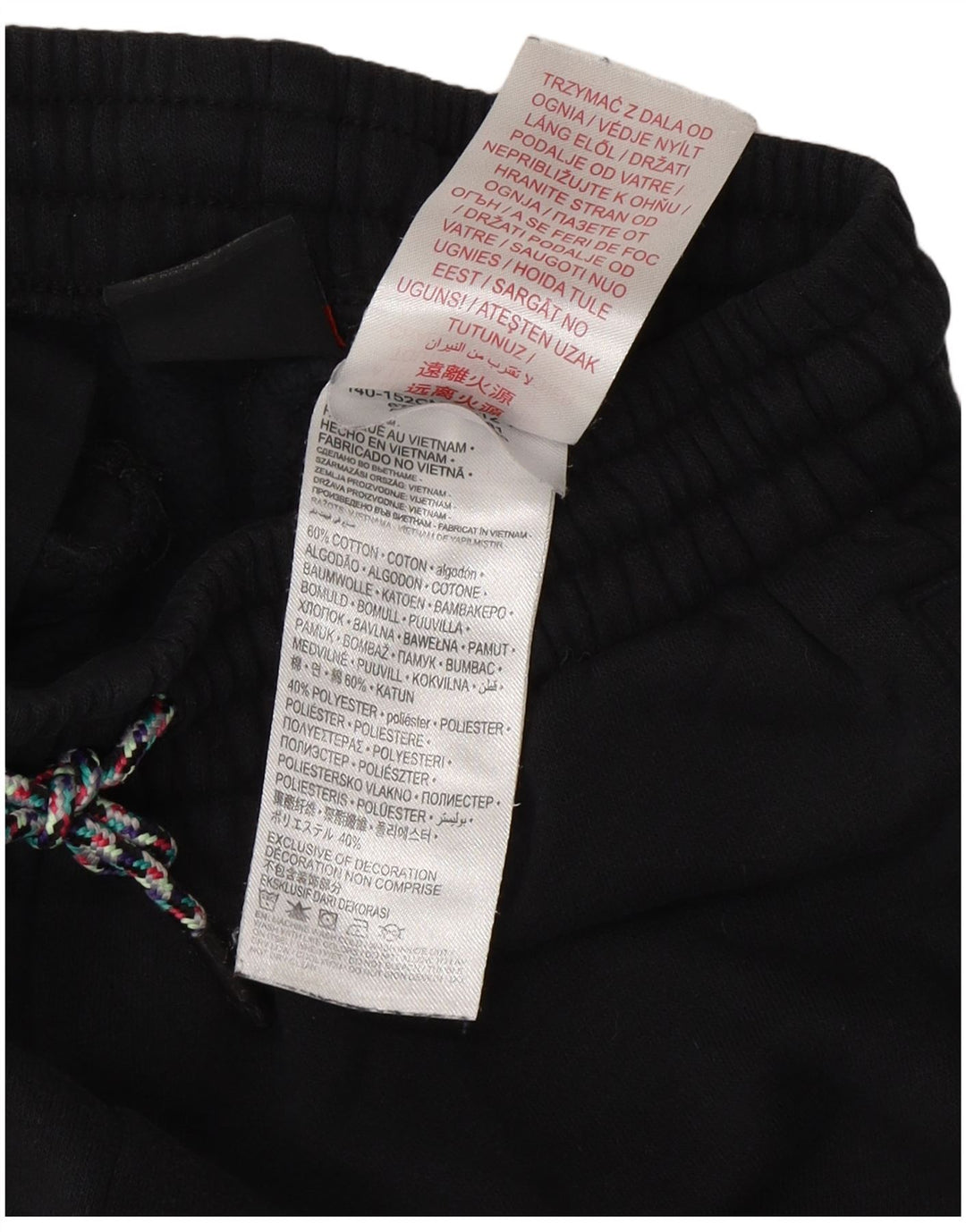 Pantaloni da tuta con grafica Jordan da ragazzo, pantaloni da jogging, 10-11 anni, colore medio, nero