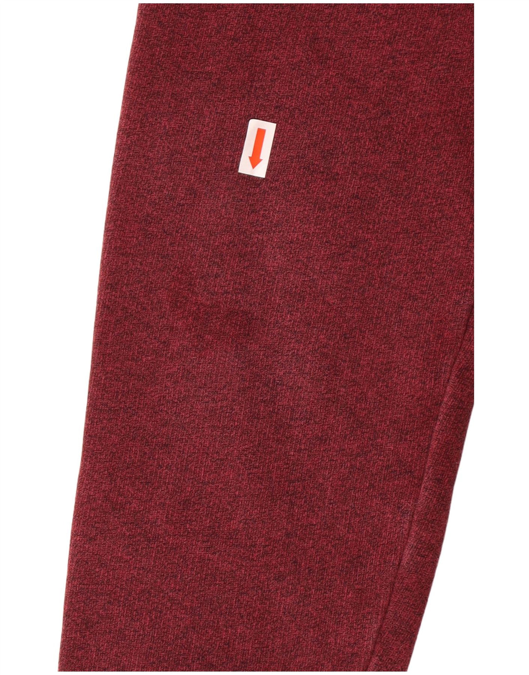 JACK WILLS Felpa con cappuccio grafica da uomo Maglione piccolo in cotone screziato bordeaux