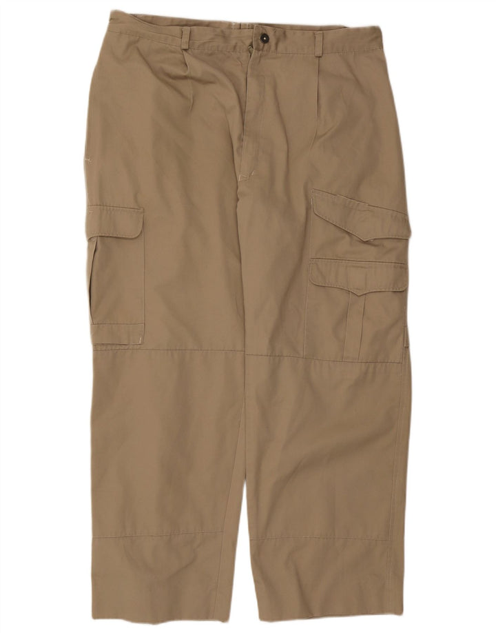 Pantaloni cargo dritti da uomo VINTAGE W36 L28 Cachi