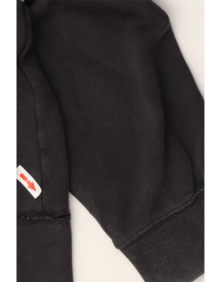 Felpa grafica da uomo Nike Felpa media nera in cotone color block