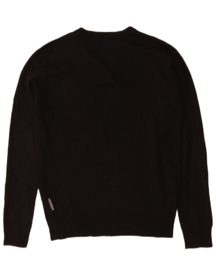 Maglione da uomo con scollo a V French Connection piccolo acrilico nero