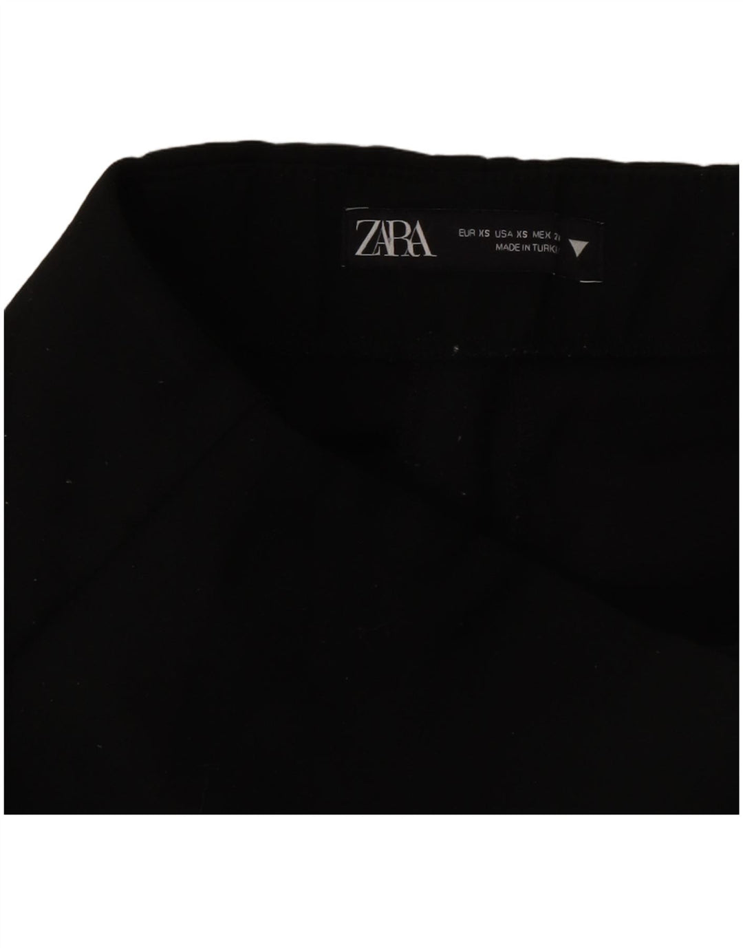 Pantaloni caldi da donna Zara XS W24 poliestere nero
