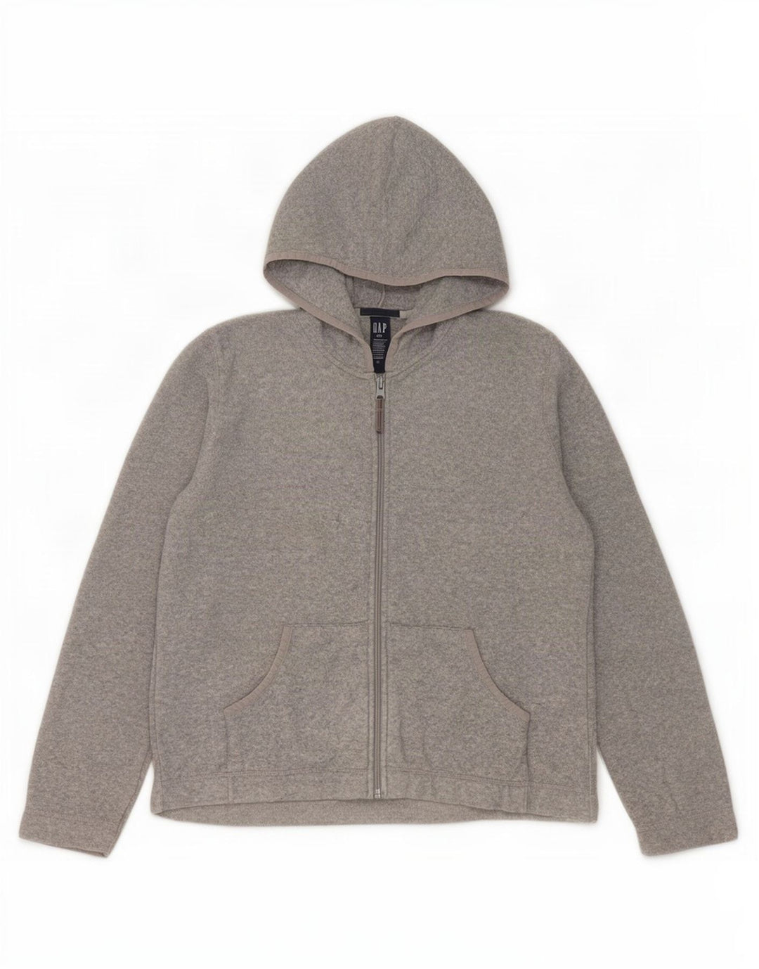 Giacca in pile oversize con cappuccio da donna Gap UK 10 Small Grigio Poliestere