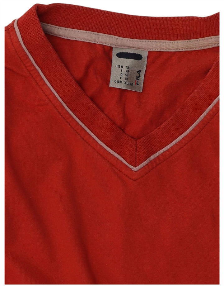 Maglietta Fila Uomo Top XL Arancione