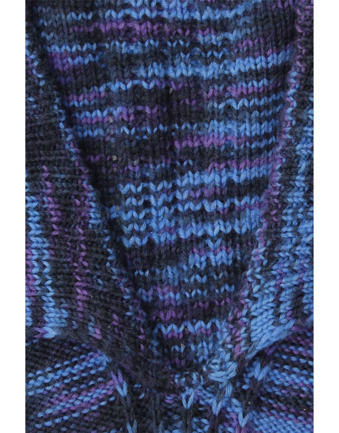 VINTAGE Mens Polo Neck Jumper Sweater Small Blue Flecked Vintage Vintage and Second-Hand Vintage from Messina Hembry 