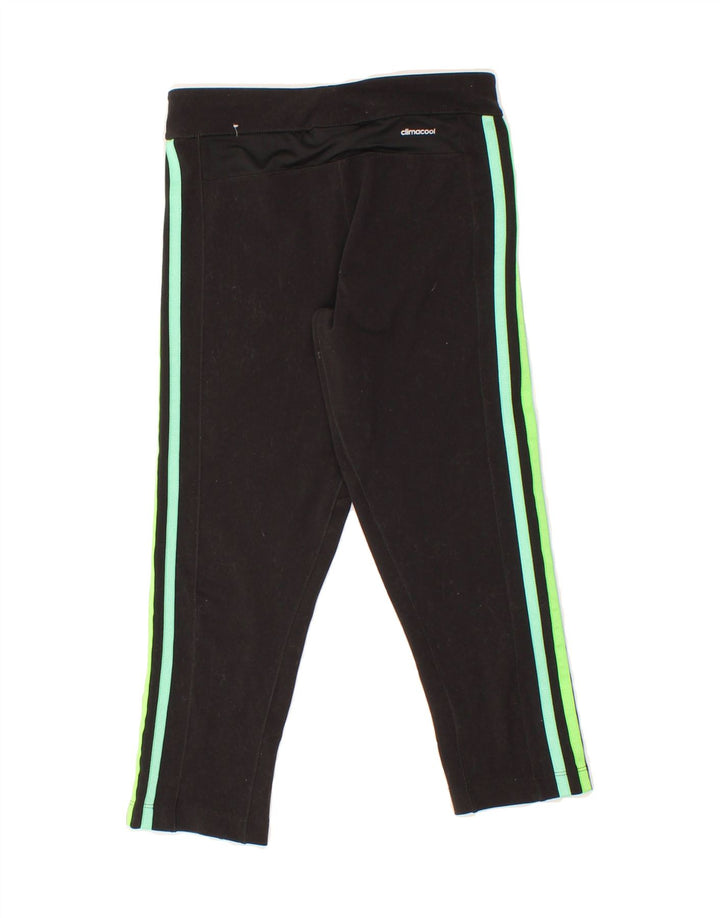 ADIDAS Womens Climacool Leggings UK 4/6 XS Black Polyester Vintage Adidas and Second-Hand Adidas from Messina Hembry 