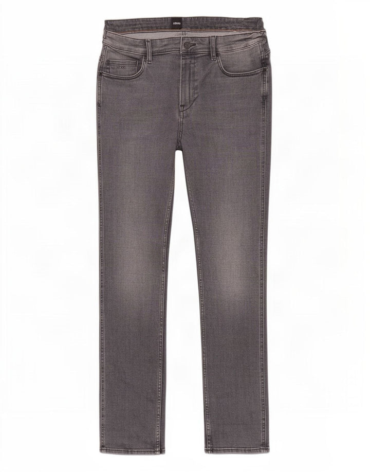 Jeans slim da donna Hugo Boss W32 L30 cotone grigio