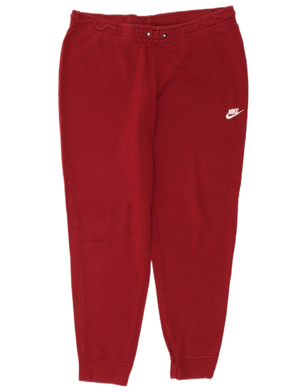 Pantaloni da tuta da donna Nike Joggers UK 18 XL Rosso Cotone