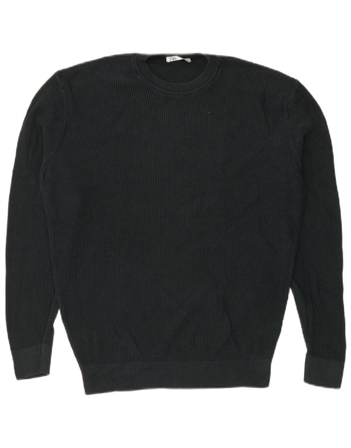 Maglione Girocollo Da Uomo ZARA Piccolo Verde