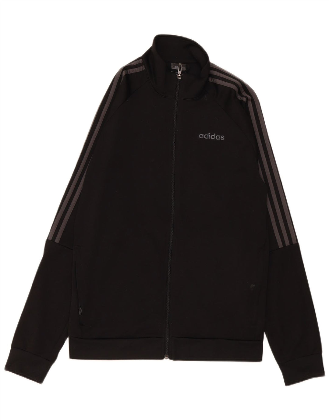 Giacca da tuta da uomo Adidas Climalite UK 40/42 medio poliestere nero