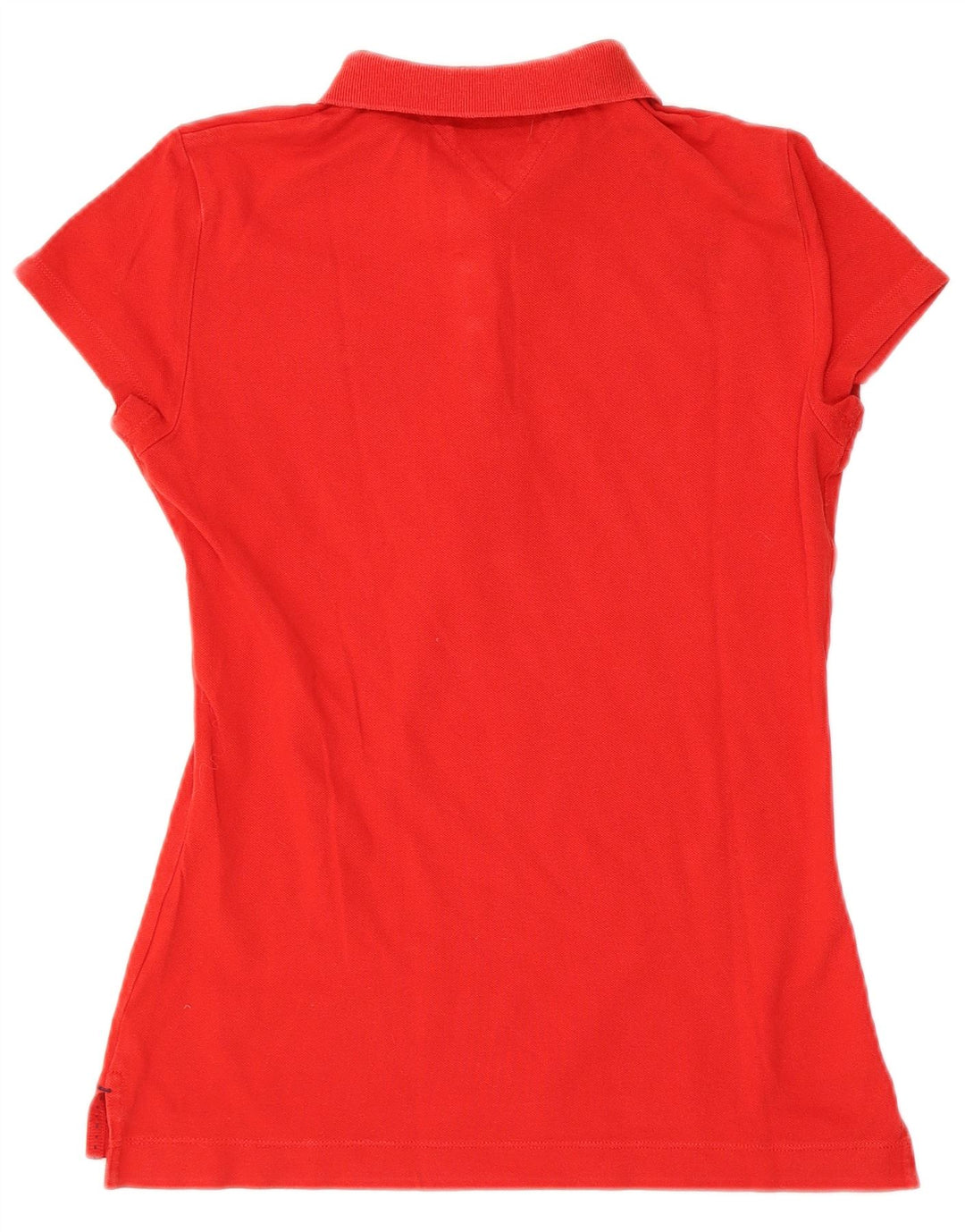 TOMMY HILFIGER Polo da donna slim fit UK 12 media rossa