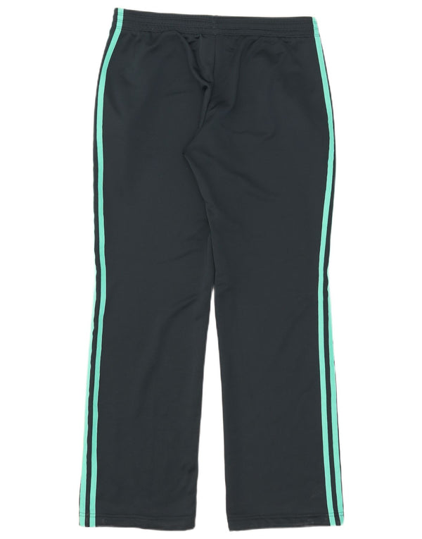 Adidas Womens Tracksuit Trousers UK 12/14 Medium Green Polyester