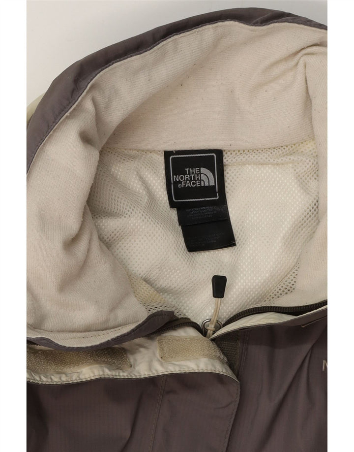 THE NORTH FACE Giacca antipioggia da donna Hyvent con cappuccio UK 14 Grigio medio