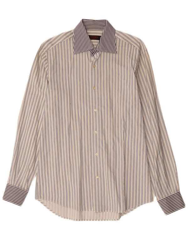Camicia da uomo Etro taglia 39 a righe bianche medie