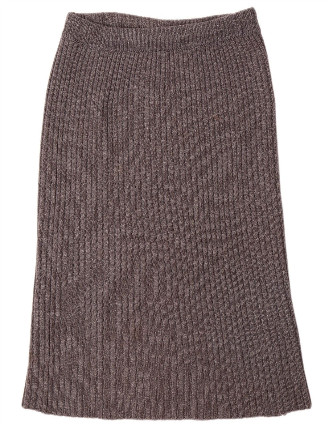JOHN ROCHA Womens Midi Skirt Large W34 Grey Wool