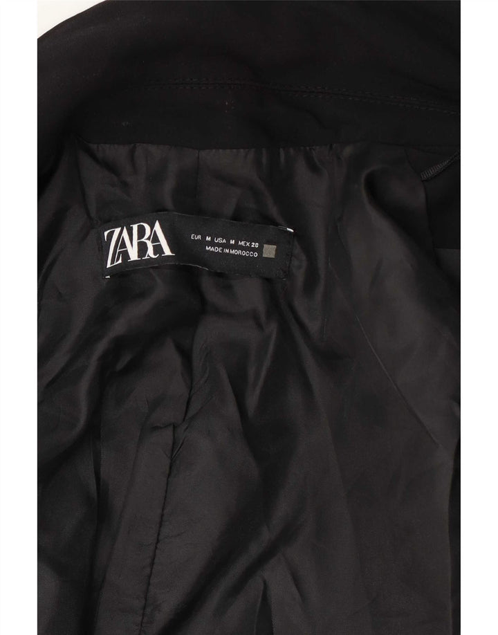 Giacca blazer con maniche a 3/4 da donna Zara UK 14 media nera