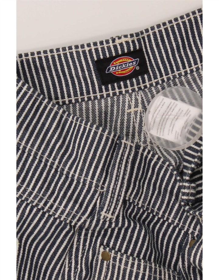 Pantaloncini cargo da uomo Dickies W34 Large in cotone a righe blu navy