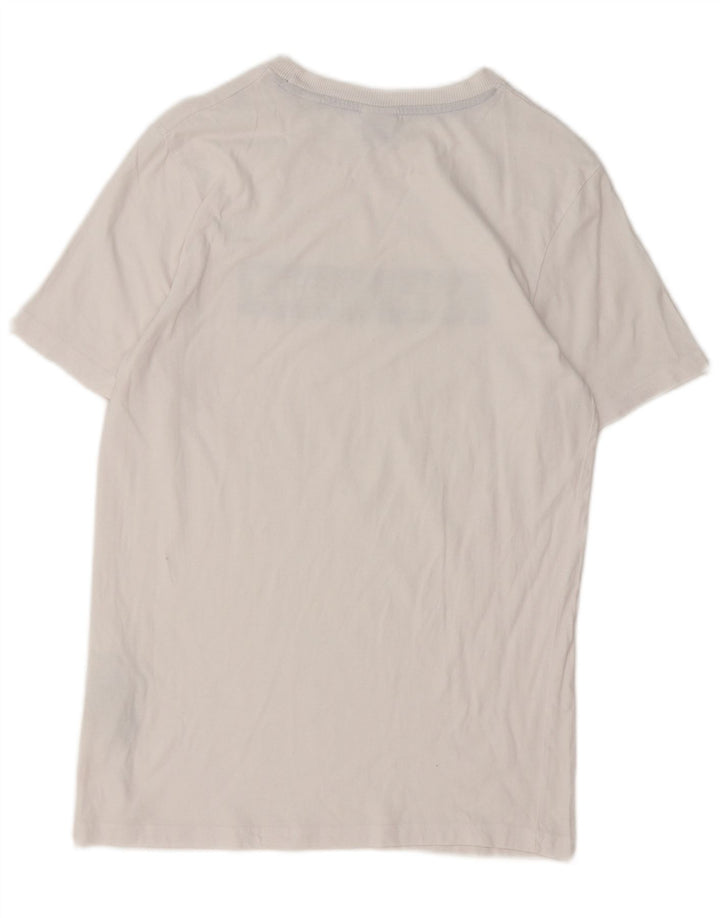 Jack & Jones T-shirt grafica da uomo grande in cotone bianco